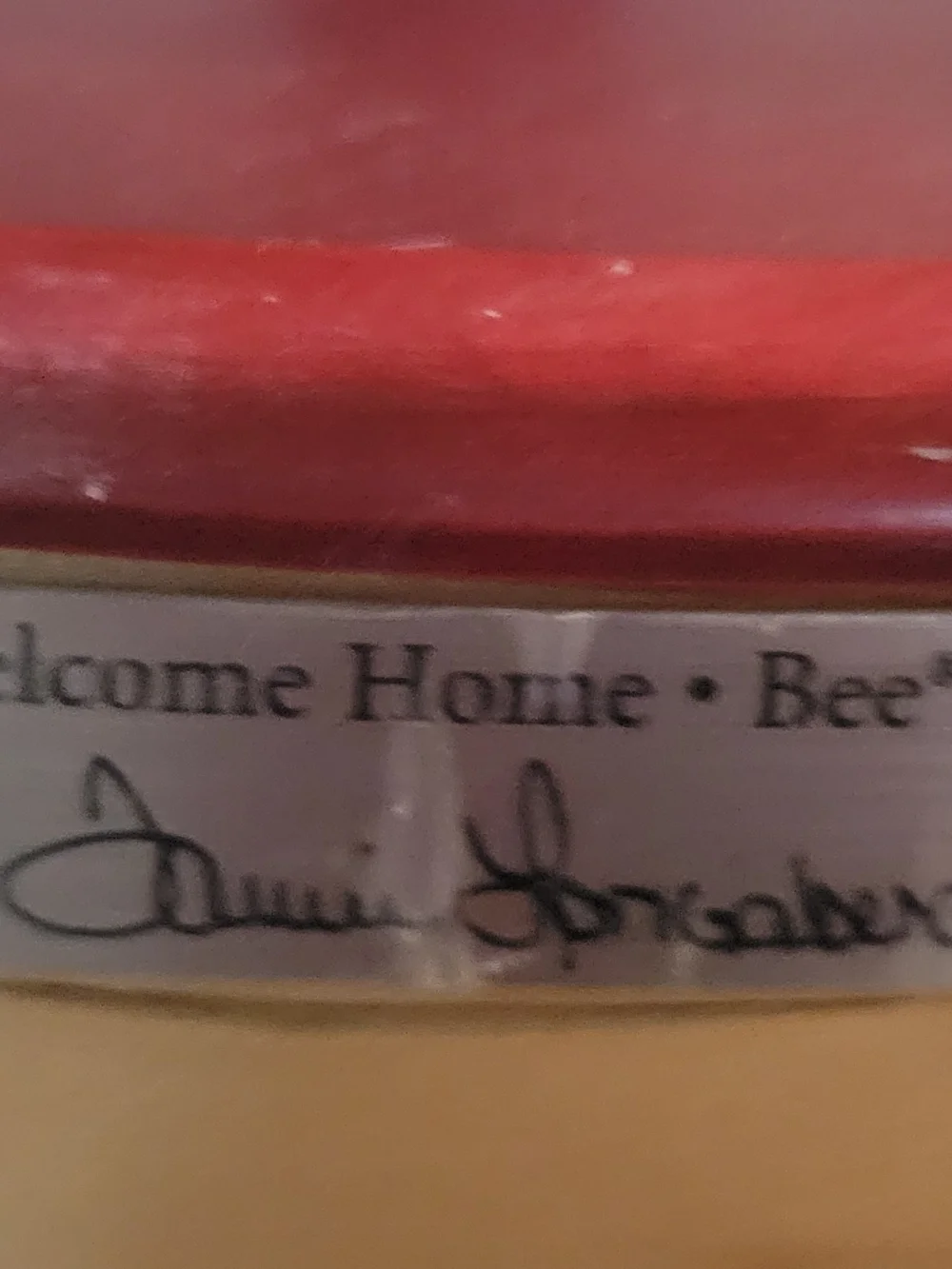 Longaberger Welcome Home Bee Basket With Lid